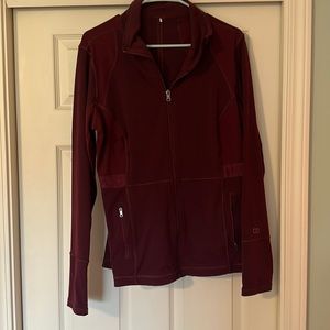 XL Calia by Carrie red full zip jacket